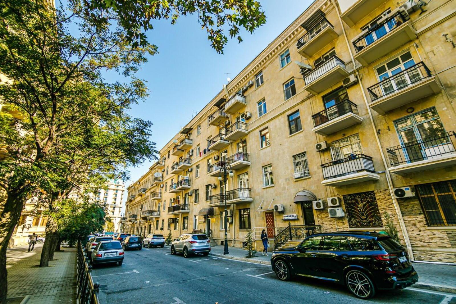 Azneft Square Deluxe Apartment Baku Exterior foto
