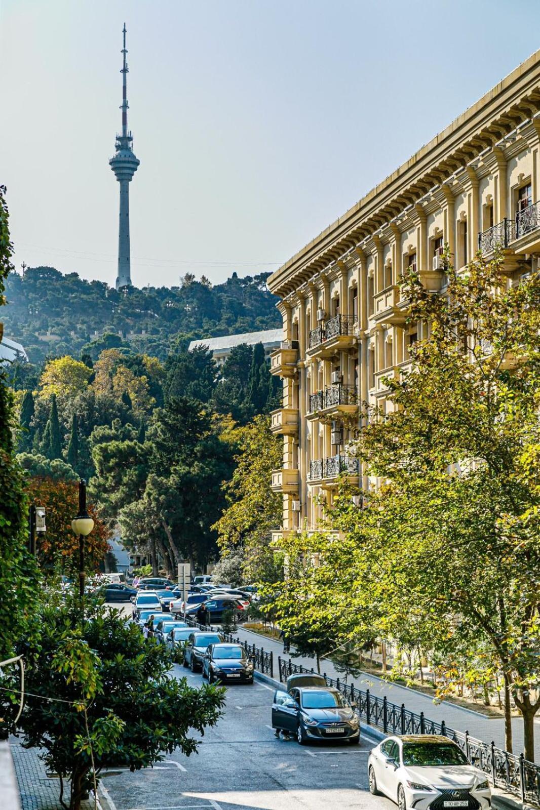 Azneft Square Deluxe Apartment Baku Exterior foto